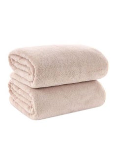 Buy 2-Piece Micron Anti-Skid Yarn Baby Bath Towel Set in UAE
