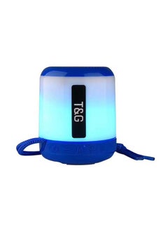 Buy Mini Portable Subwoofer Bluetooth Speaker Blue in Saudi Arabia