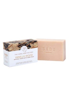 Buy Sadu Naturals Vanilla Wood Natural Bar Soap With Camel Milk 140grams in UAE