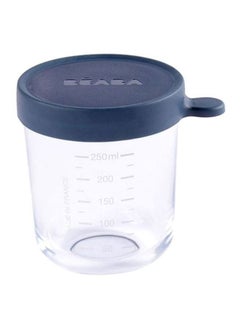 Buy Food Conservation Jar, 250 ml - Dark Blue/Clear in UAE