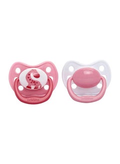 Buy 2-Piece Orthodontic Silicone Soothers in UAE