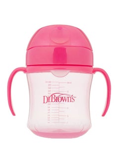 Buy Soft-Spout Transition Cup With Lid - Pink in UAE