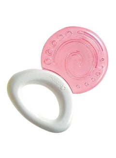 Buy Cooling Teether, 4+ Months - Circle, Pink/White in Saudi Arabia