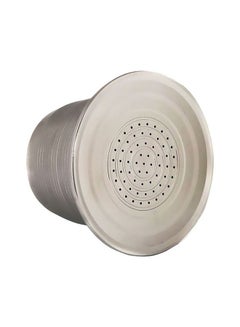 Buy Refillable Stainless Steel Coffee Filter Cup Silver in UAE