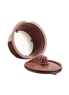 Buy Refillable Coffee Filter Brown 5.4x3.5cm in UAE