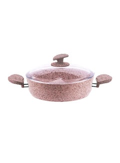 Buy Granite Casserole Pink/Clear 30cm in UAE