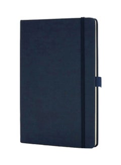 Buy A5 Hard Cover Compact Ruled Notebook, 160 Pages Blue in UAE