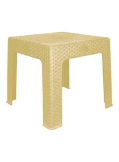 Buy Table Square Rattan Beige in Egypt