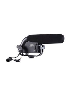 Buy Shotgun Video Condenser Microphone For DSLR Cameras BY-VM190P Black in UAE