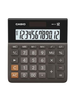 Buy Wide H Series Office Calculator Grey/Black in UAE