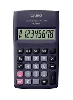 Buy 8- Digit Portable Basic Calculator HL-815L-BK-W-DH Black in UAE