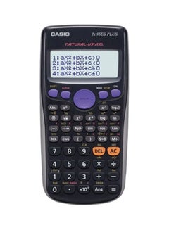 Buy 12-Digit Scientific Calculator With Textbook Display Black/Grey/Purple in UAE