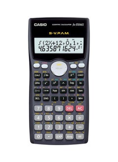 Buy 12-Digit fx-570MS Dot Matrix Display Scientific Calculator Grey/Black in UAE