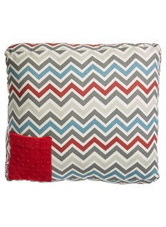 اشتري Zig Zag Square Cushion متعدد الألوان 30 X 30سم في الامارات