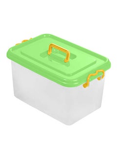 Buy Plastic Picnic Box Clear/Lemony 16Liters in Egypt