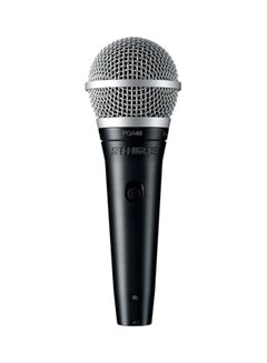اشتري ميكروفون صوتي ديناميكي مخروطي الشكل PGA48-XLR-E أسود في الامارات