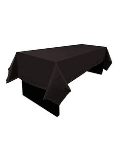 اشتري Rectangular Paper Table Cover With Plastic Lining أسود 54 x 0.1 x 108بوصة في الامارات