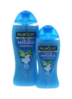 Buy Shower Gel Aroma Sensations Feel The Massage 500+250ml Pack of 2 750ml in UAE