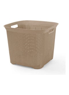 Buy Laundry Basket BoBos Square Beige Café 35Liters in Egypt