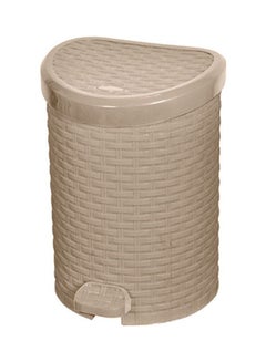 Buy Large Ratan Trash bin Beige Café Lcm in Egypt