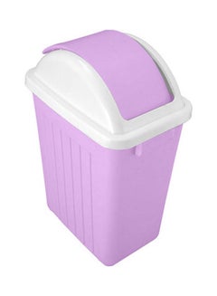 Buy Garbage bin with Swing lid Large Purple Lcm in Egypt