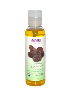 Buy Organic Jojoba Oil, Moisturizing Multi-Purpose Oil for Face, Hair and Body Clear 118ml in UAE