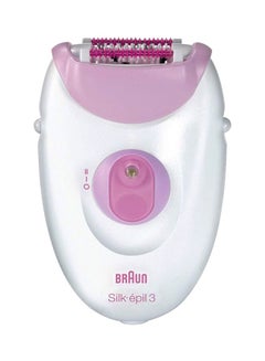 Buy Silk-epil 3 3270 Epilator White/Pink in Saudi Arabia