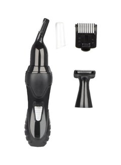 Buy 4-Piece  Battery Operated Multi-Head Trimmer Black in UAE