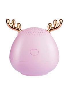 Buy Cartoon Antlers Wireless Mini Subwoofer Bluetooth Speaker Pink in Saudi Arabia