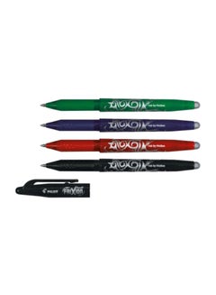 Buy 4-Piece Frixion Erasable Rollerball Pen Multicolour in UAE