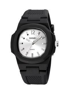 اشتري ساعة كوارتز - مقاس 49 مم - لون أسود للرجال في السعودية