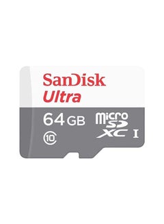 اشتري بطاقة Ultra 64GB بسرعة 100 ميجابايت/ثانية UHS-I فئة 10 Micro SDXC SDSQUNR-064G-GN3MN 64.0 جيجابايت 64 GB في الامارات