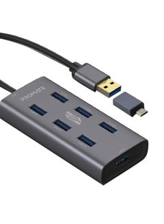 اشتري موزع وصلات USB عالي السرعة دون مصدر طاقة خارجي بجسم مصنوع من سبيكة الألومنيوم في الامارات