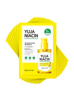 Buy 10-Piece Yuja Niacin 30 Days Blemish Care Serum Mask Yellow 250ml in UAE