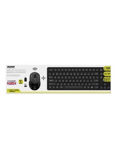 Buy Wireless Desktop Pack (Mouse and Keyboard) Black in UAE