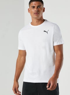 Buy Essential Small Logo Detail T-Shirt White in UAE