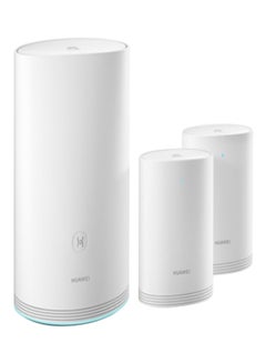 Buy WIFI Q2 Pro Router (1 Base + 2 Satellite) White in UAE