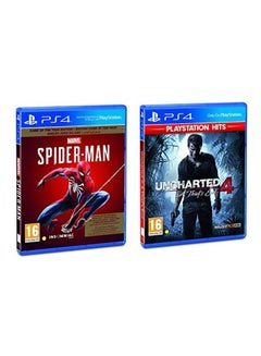 اشتري لعبتا Spider Man وUncharted 4: A Thief's End - بلايستيشن 4/بلايستيشن 5 في مصر