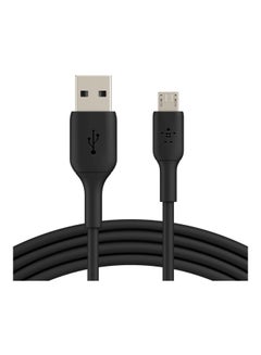 Buy Charger USB-A To Micro-USB Cable Black in UAE