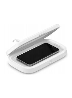 Buy 10W Fast Wireless Charging With UV Sanitizer White in UAE