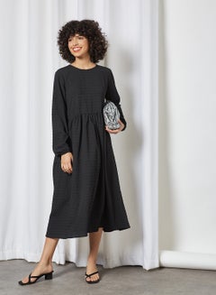 Buy Peruna Midi Dress Black in UAE