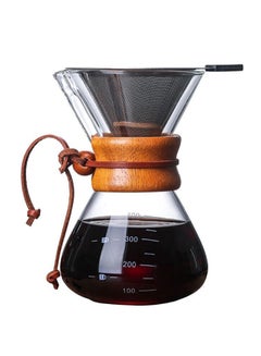 Buy Coffee Pot With Strainer Clear in UAE