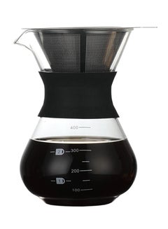 Buy Coffee Pot With Strainer Clear in UAE