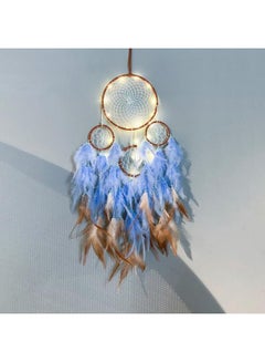 اشتري Indian Feather Dream Catcher Pendant Multicolour 70سم في السعودية