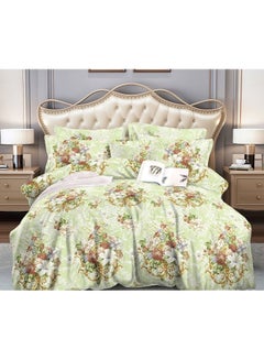 Buy 3-Piece Single Comforter Set Fabric Multicolour in UAE