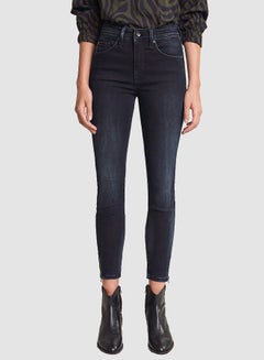 Buy Push-In Capri Jeans Blue in Saudi Arabia