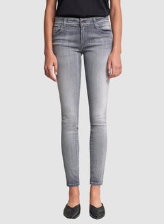 Buy Push-Up Skinny Jeans Gray in Saudi Arabia