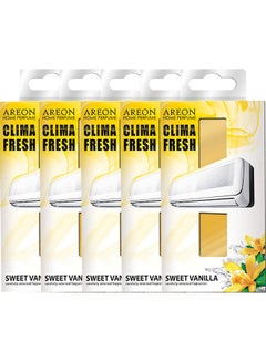 Buy Pack Of 5 Perfume For Air Conditioners Clear in UAE