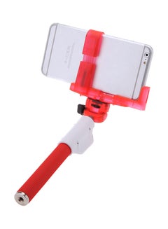 Buy 2-In-1 Extendable Wireless Bluetooth Selfie Stick Multicolour in UAE