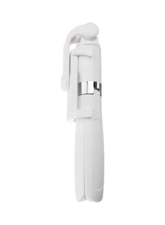 Buy Universal Portable 360 °Selfie Tripod Phone Holder Stick White/Silver in Saudi Arabia